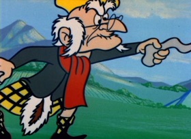 Screenshots from the 1962 Bob Clampett Productions cartoon There