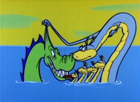 Screenshots from the 1962 Bob Clampett Productions cartoon There