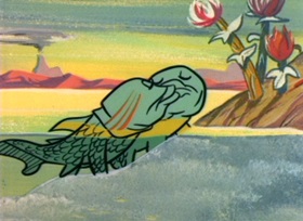 Screenshots from the 1962 Bob Clampett Productions cartoon There