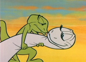 Screenshots from the 1962 Bob Clampett Productions cartoon There