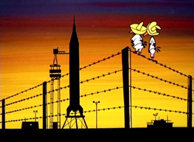 Screenshots from the 1962 Warner Bros. cartoon Crows