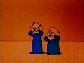 Screenshots from the 1962 Bagdasarian Productions cartoon Maria from Madrid
