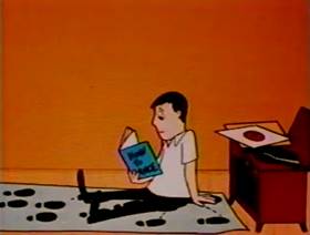 Screenshots from the 1962 Bagdasarian Productions cartoon Maria from Madrid