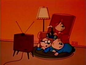 Screenshots from the 1962 Bagdasarian Productions cartoon Maria from Madrid