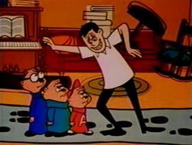 Screenshots from the 1962 Bagdasarian Productions cartoon Maria from Madrid