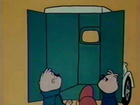 Screenshots from the 1962 Bagdasarian Productions cartoon The Little Dog