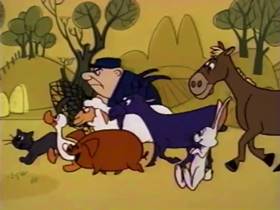 Screenshots from the 1962 Bagdasarian Productions cartoon The Little Dog