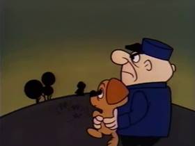 Screenshots from the 1962 Bagdasarian Productions cartoon The Little Dog