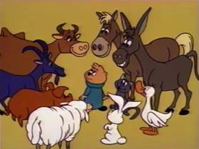 Screenshots from the 1962 Bagdasarian Productions cartoon The Little Dog