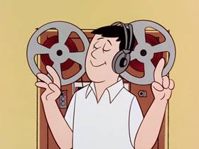 Screenshots from the 1962 Bagdasarian Productions cartoon The Chipmunk Song