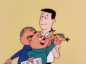 Screenshots from the 1962 Bagdasarian Productions cartoon The Chipmunk Song