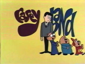 Screenshots from the 1962 Bagdasarian Productions cartoon The Band Played On