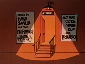 Screenshots from the 1962 Bagdasarian Productions cartoon The Band Played On