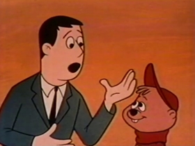 Screenshots from the 1962 Bagdasarian Productions cartoon The Band Played On