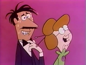 Screenshots from the 1962 Bagdasarian Productions cartoon  	This is Your Life, Clyde Crashcup!