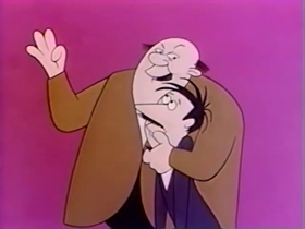 Screenshots from the 1962 Bagdasarian Productions cartoon  	This is Your Life, Clyde Crashcup!