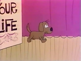 Screenshots from the 1962 Bagdasarian Productions cartoon  	This is Your Life, Clyde Crashcup!