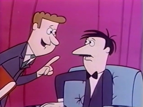 Screenshots from the 1962 Bagdasarian Productions cartoon  	This is Your Life, Clyde Crashcup!