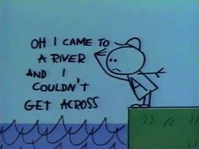 Screenshots from the 1962 Bagdasarian Productions cartoon Polly Wolly Doodle