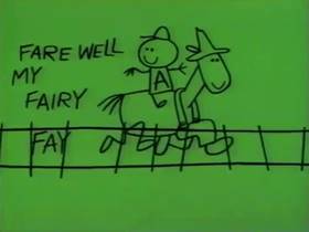Screenshots from the 1962 Bagdasarian Productions cartoon Polly Wolly Doodle