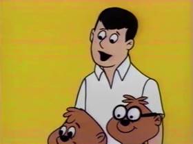 Screenshots from the 1962 Bagdasarian Productions cartoon Polly Wolly Doodle