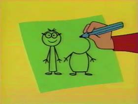 Screenshots from the 1962 Bagdasarian Productions cartoon Polly Wolly Doodle