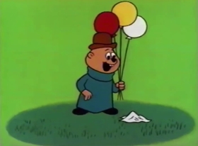 Screenshots from the 1962 Bagdasarian Productions cartoon  	While Strolling in the Park