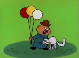 Screenshots from the 1962 Bagdasarian Productions cartoon  	While Strolling in the Park