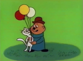 Screenshots from the 1962 Bagdasarian Productions cartoon  	While Strolling in the Park