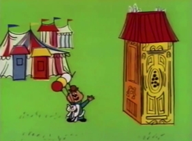 Screenshots from the 1962 Bagdasarian Productions cartoon  	While Strolling in the Park