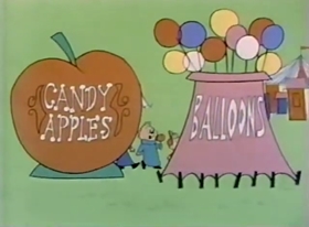 Screenshots from the 1962 Bagdasarian Productions cartoon  	While Strolling in the Park