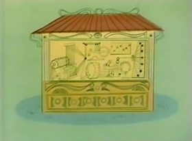 Screenshots from the 1962 Bagdasarian Productions cartoon  	While Strolling in the Park