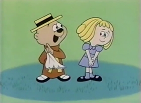 Screenshots from the 1962 Bagdasarian Productions cartoon  	While Strolling in the Park