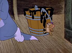 Screenshots from the 1962 MGM cartoon Dicky Moe