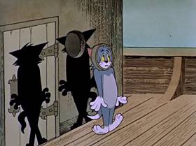 Screenshots from the 1962 MGM cartoon Dicky Moe