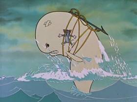 Screenshots from the 1962 MGM cartoon Dicky Moe