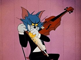 Screenshots from the 1962 MGM cartoon Carmen Get It!