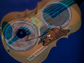 Screenshots from the 1962 MGM cartoon Carmen Get It!