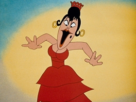 Screenshots from the 1962 MGM cartoon Carmen Get It!