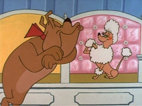 Screenshots from the 1962 Walter Lantz cartoon Pest of Show