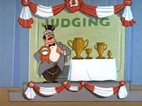 Screenshots from the 1962 Walter Lantz cartoon Pest of Show