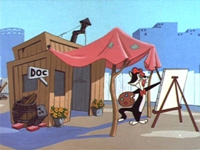 Screenshots from the 1962 Walter Lantz cartoon Pest of Show