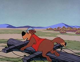 Screenshots from the 1962 Walter Lantz cartoon Room and Bored