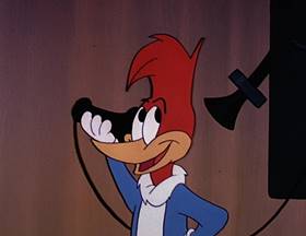 Screenshots from the 1962 Walter Lantz cartoon Room and Bored