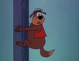 Screenshots from the 1962 Walter Lantz cartoon Room and Bored