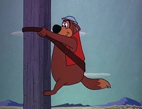 Screenshots from the 1962 Walter Lantz cartoon Room and Bored