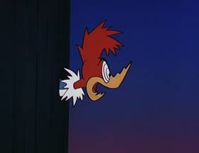 Screenshots from the 1962 Walter Lantz cartoon Room and Bored