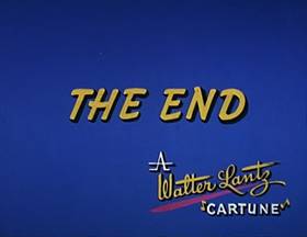 Screenshots from the 1962 Walter Lantz cartoon Room and Bored