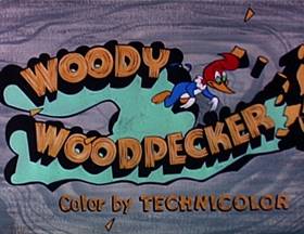 Screenshots from the 1962 Walter Lantz cartoon Room and Bored