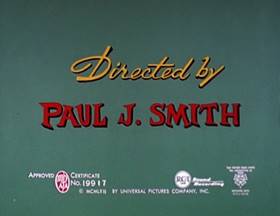 Screenshots from the 1962 Walter Lantz cartoon Room and Bored